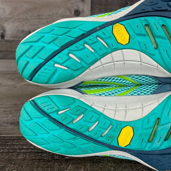 Merrell Pace Glove Womens 8 Caribbean Sea Barefoot Running Shoes J89536 - Picture 9 of 10